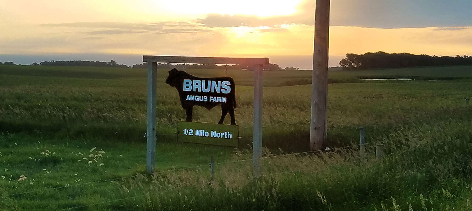 Bruns Angus Sign